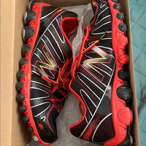 New Balance Black and Red Athletic Shoes